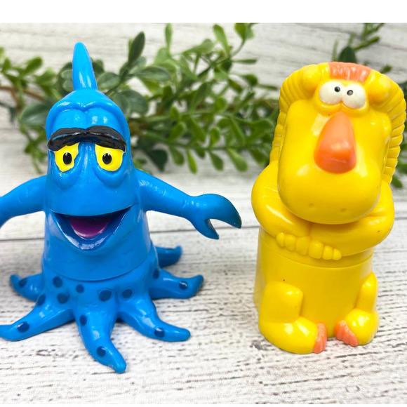 Vintage 1991 Burger King Wendys Kids Club Toy Set of Three - Picture 3 of 9